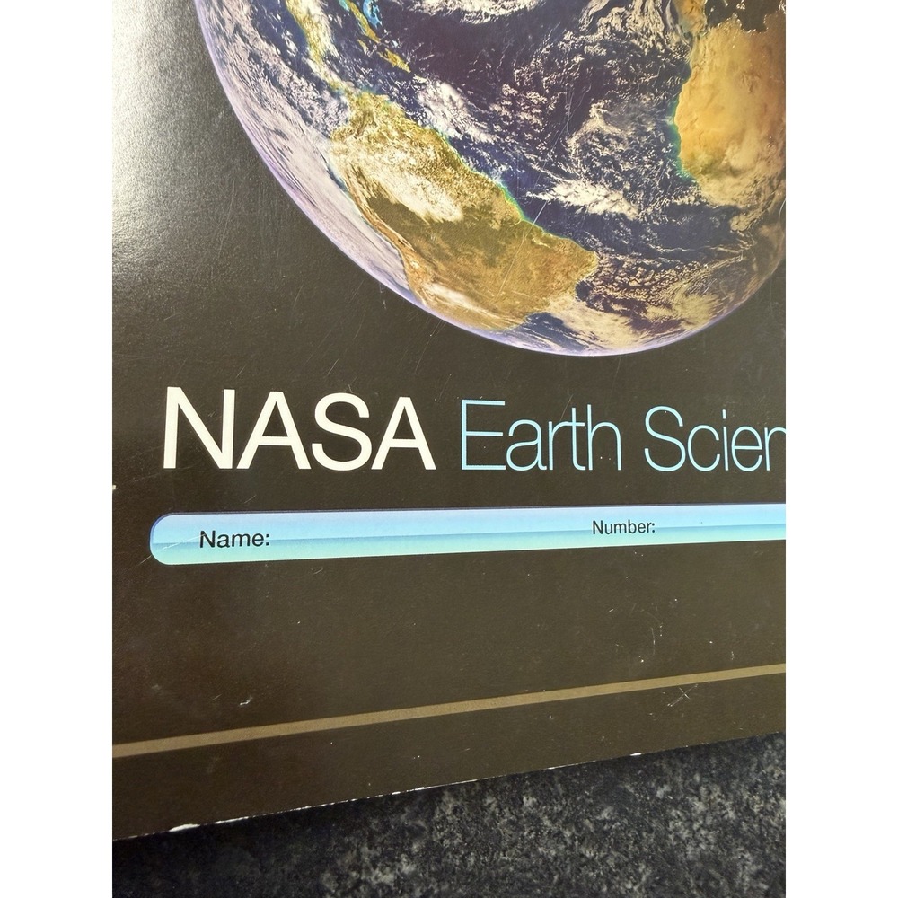 NASA Earth Science Spiral Notebook 11x8 Graph Lined NASA Workbook - Picture 6 of 8